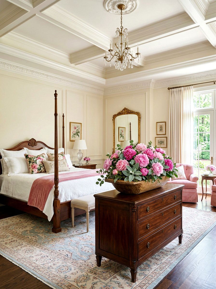 Pink peonies - 25 Spring Dough Bowl Filler Ideas