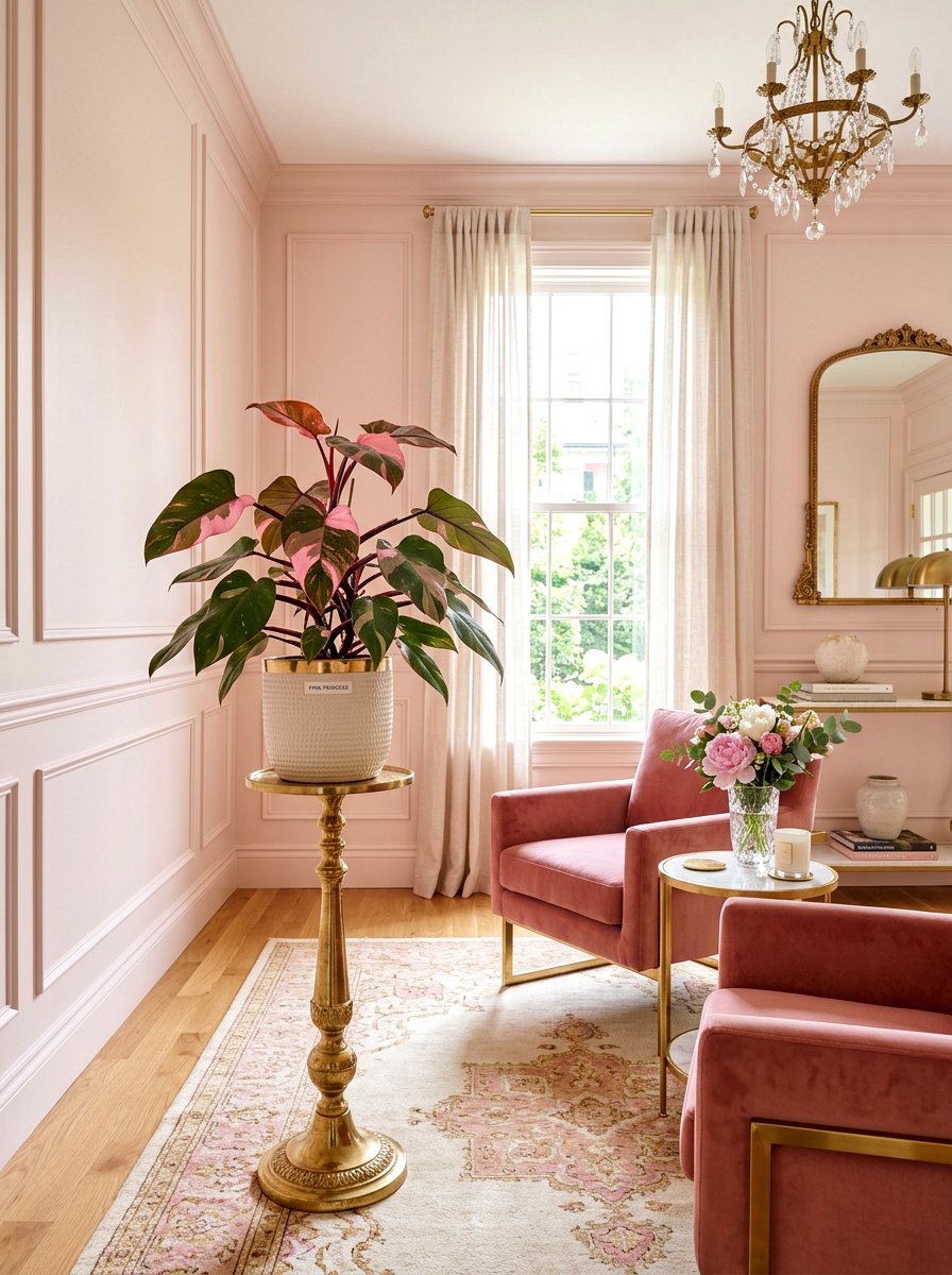 Pink princess philodendron - 25 Spring Indoor Plant Ideas