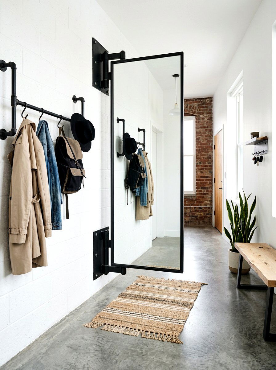 Pivot Wall Mirror - 25 Spring Foyer Mirror Ideas