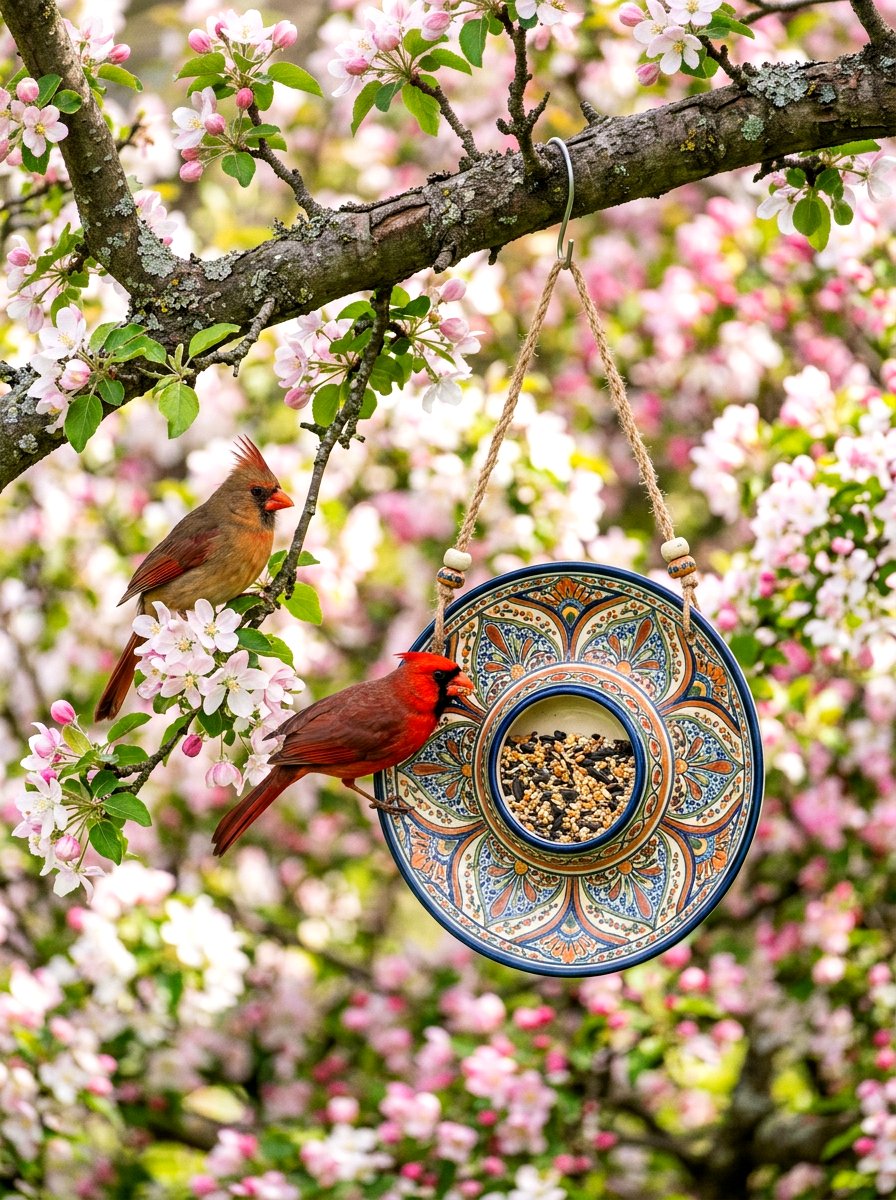 Plate Bird Feeder - 25 Spring DIY Bird Feeder Ideas