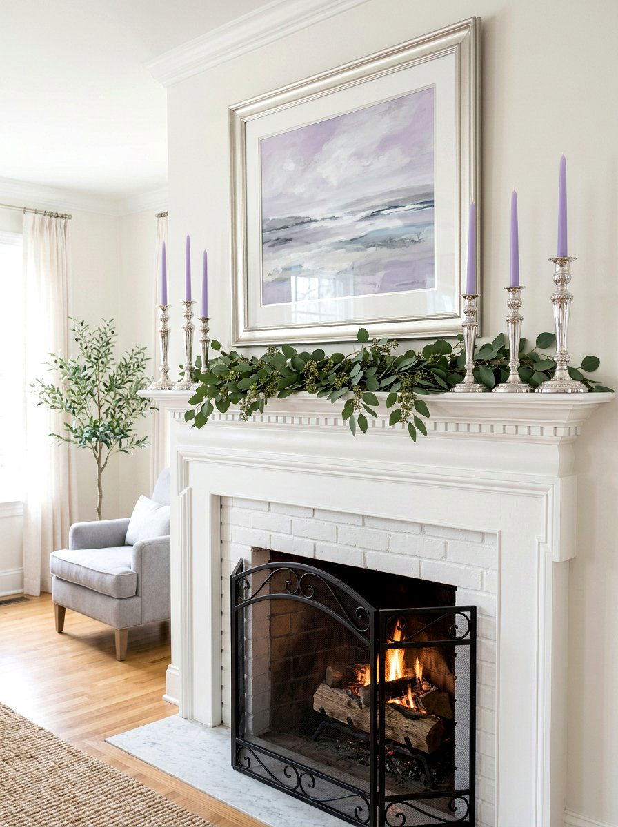 Polished Silver Candlestick - 25 Spring Silver Accent Decor Ideas