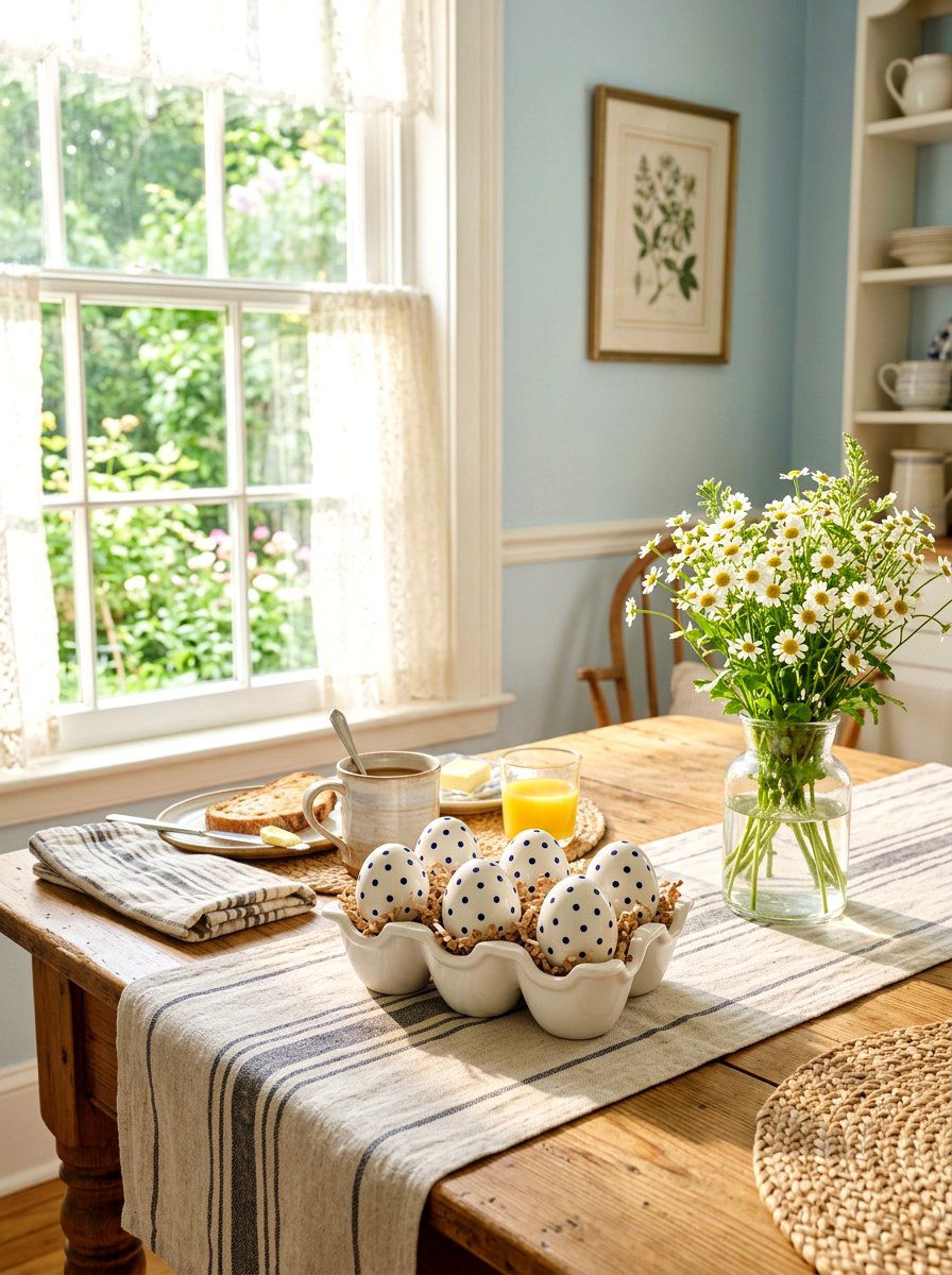 Polka dot eggs - 25 Spring Decorative Egg Ideas