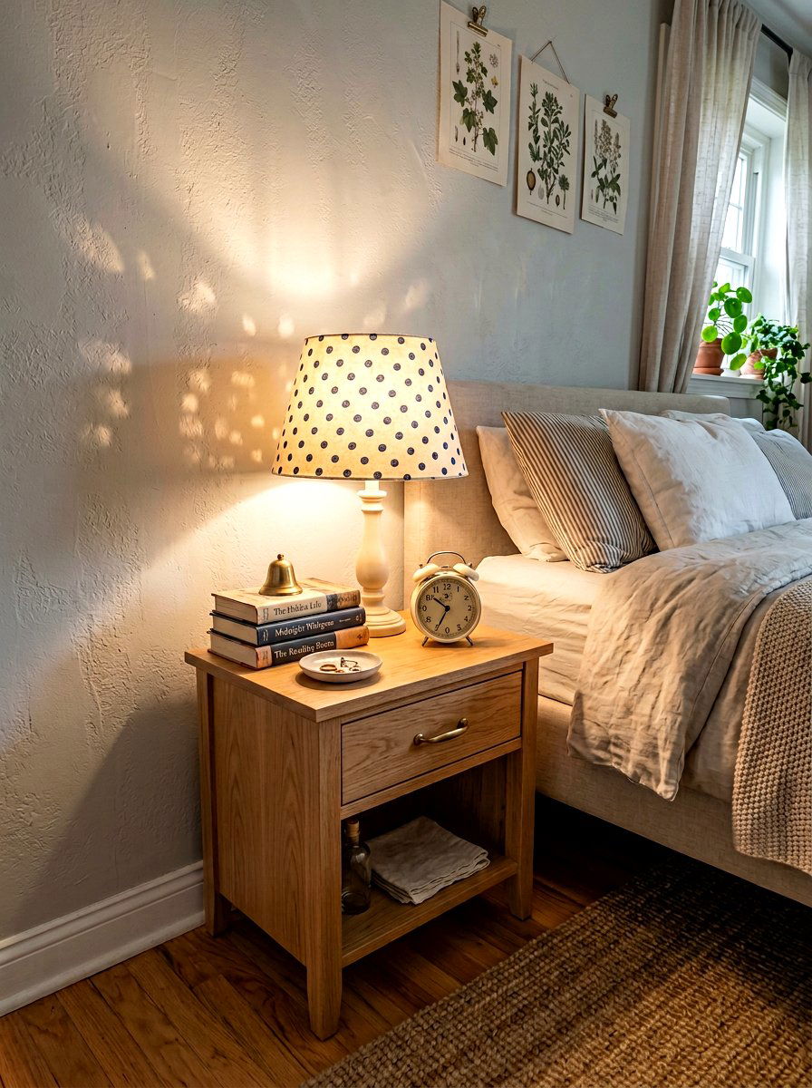 Polka dot lampshades - 25 Spring Polka Dot Decor Ideas