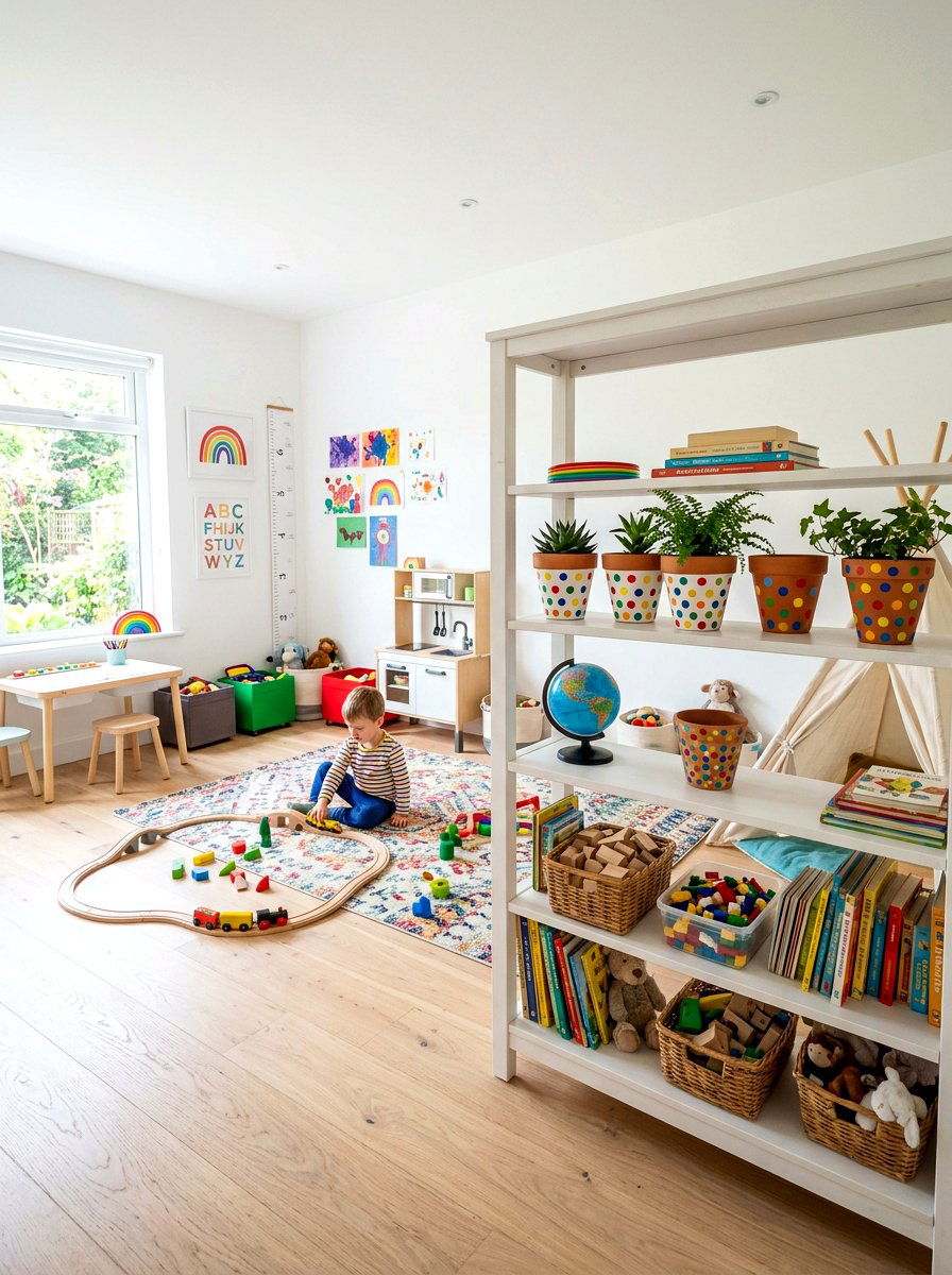 Polka dot painted clay pots - 25 Spring Terracotta Pot Craft Ideas