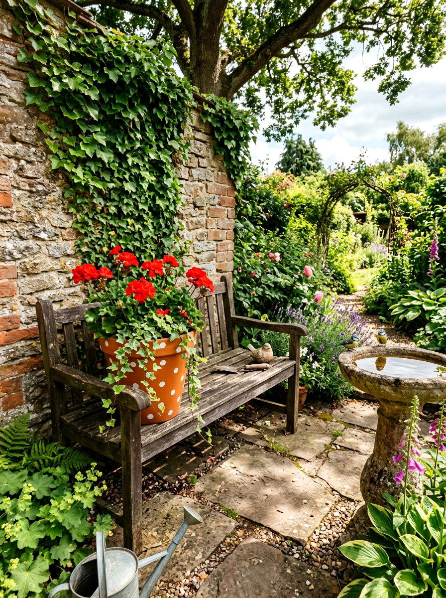 Polka dot terracotta pot - 25 Spring Pot Painting Ideas