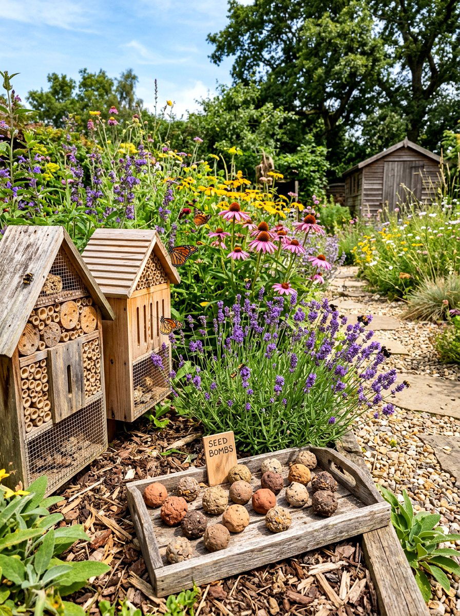 Pollinator Seed Bomb - 25 Spring Seed Bomb Ideas