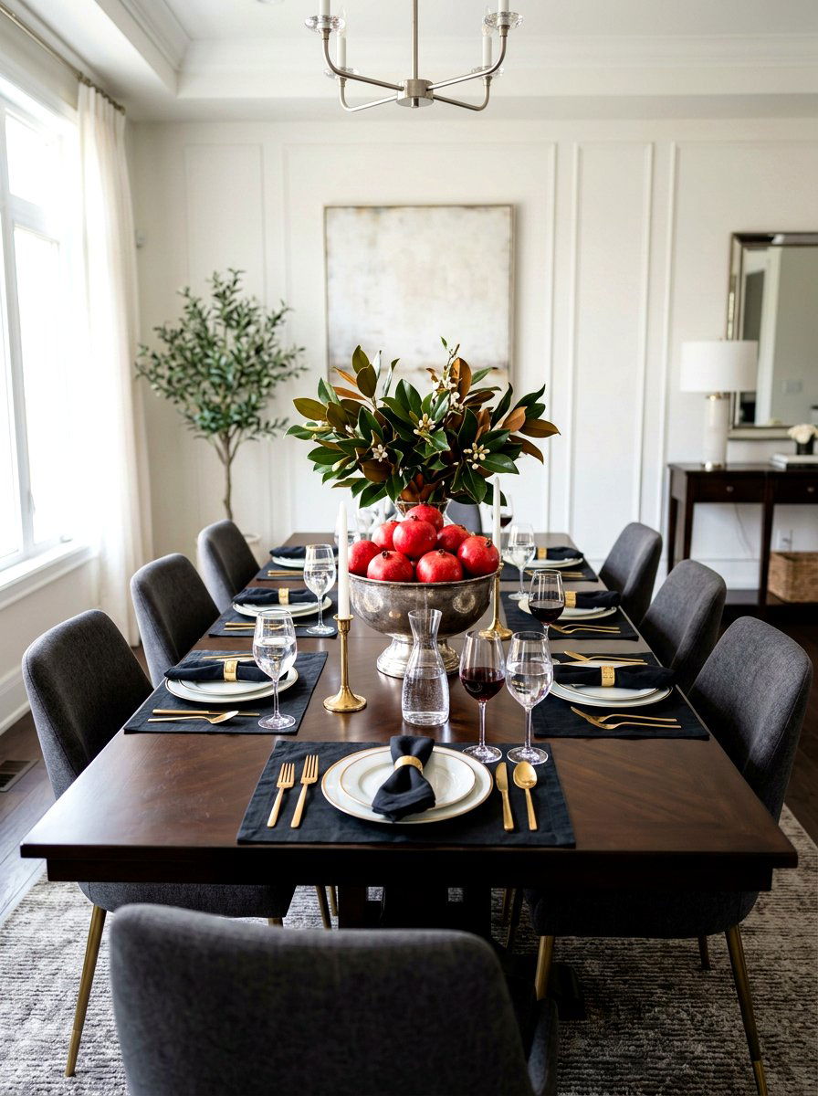 Pomegranate Centerpiece Decor - 25 Spring Fruit Decor Ideas