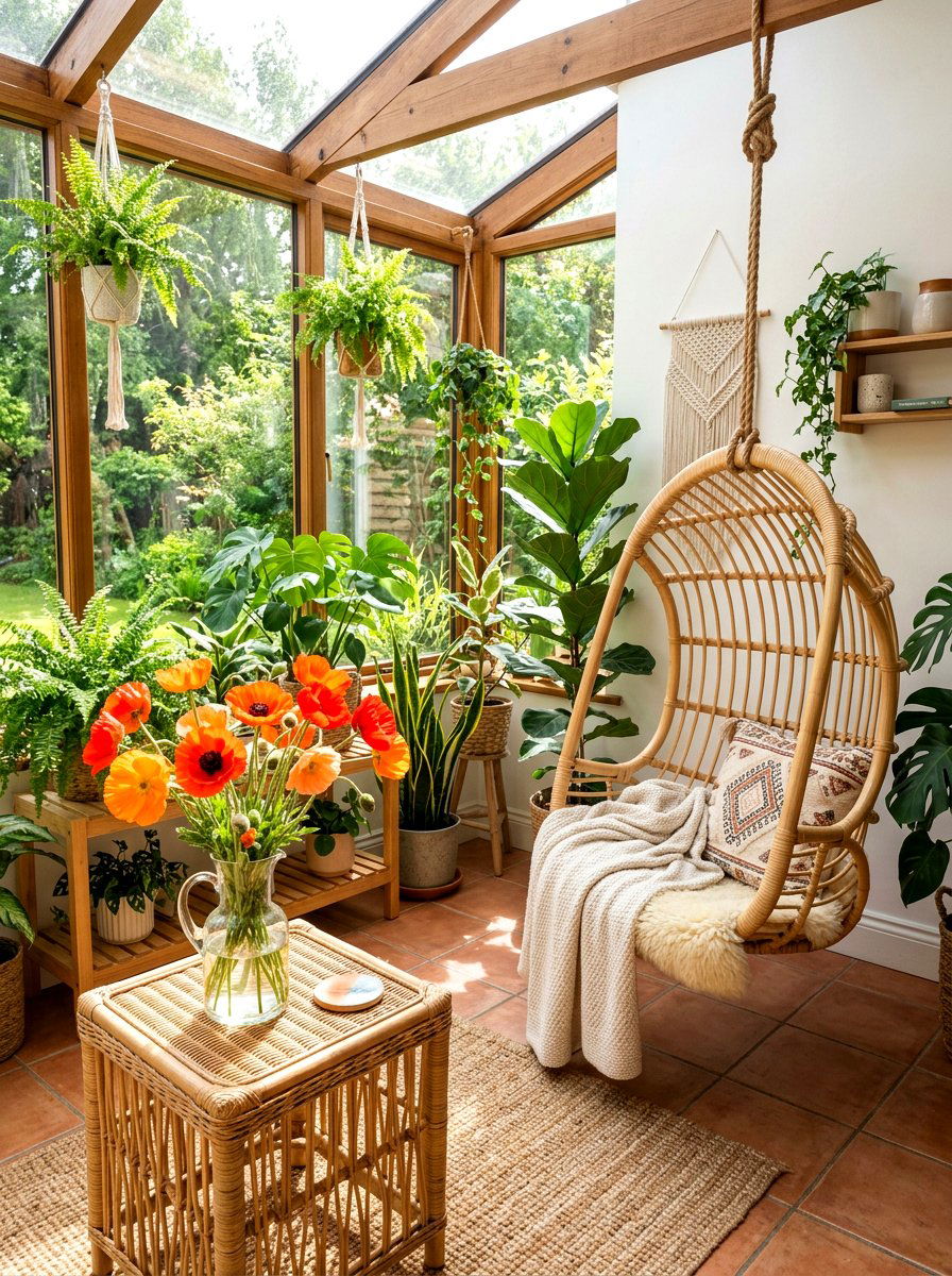 Poppy Floral Display - 25 Spring Flower Arrangement Ideas