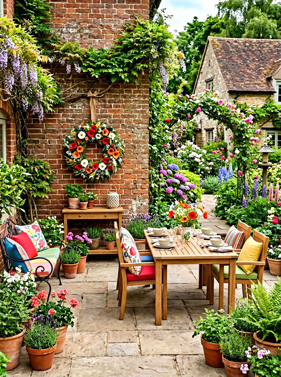 25 Modern Spring Asymmetrical Wreath Ideas for Your Door