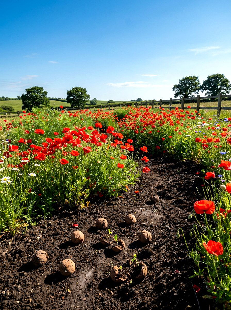 Poppy Seed Bomb - 25 Spring Seed Bomb Ideas