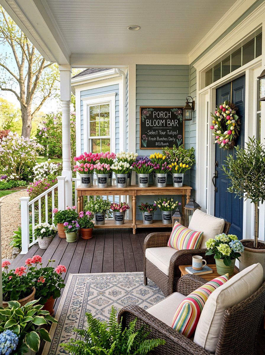Porch bloom bar - 25 Spring Bloom Bar Ideas