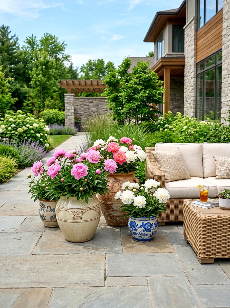 Potted Peonies For Patio - 25 Spring Peony Garden Ideas