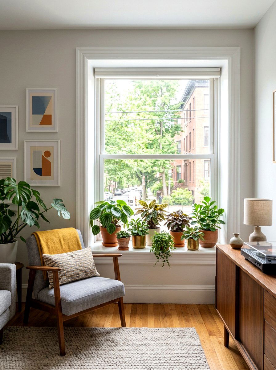 Potted Peperomia Plant - 25 Spring Windowsill Garden Ideas