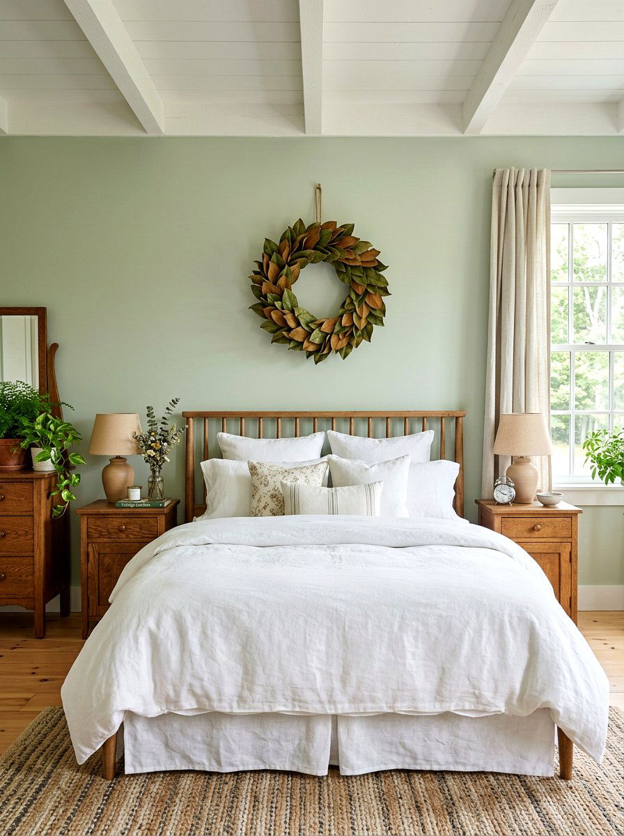 Preserved Magnolia Leaf Wreath - 25 Spring Magnolia Wreath Ideas