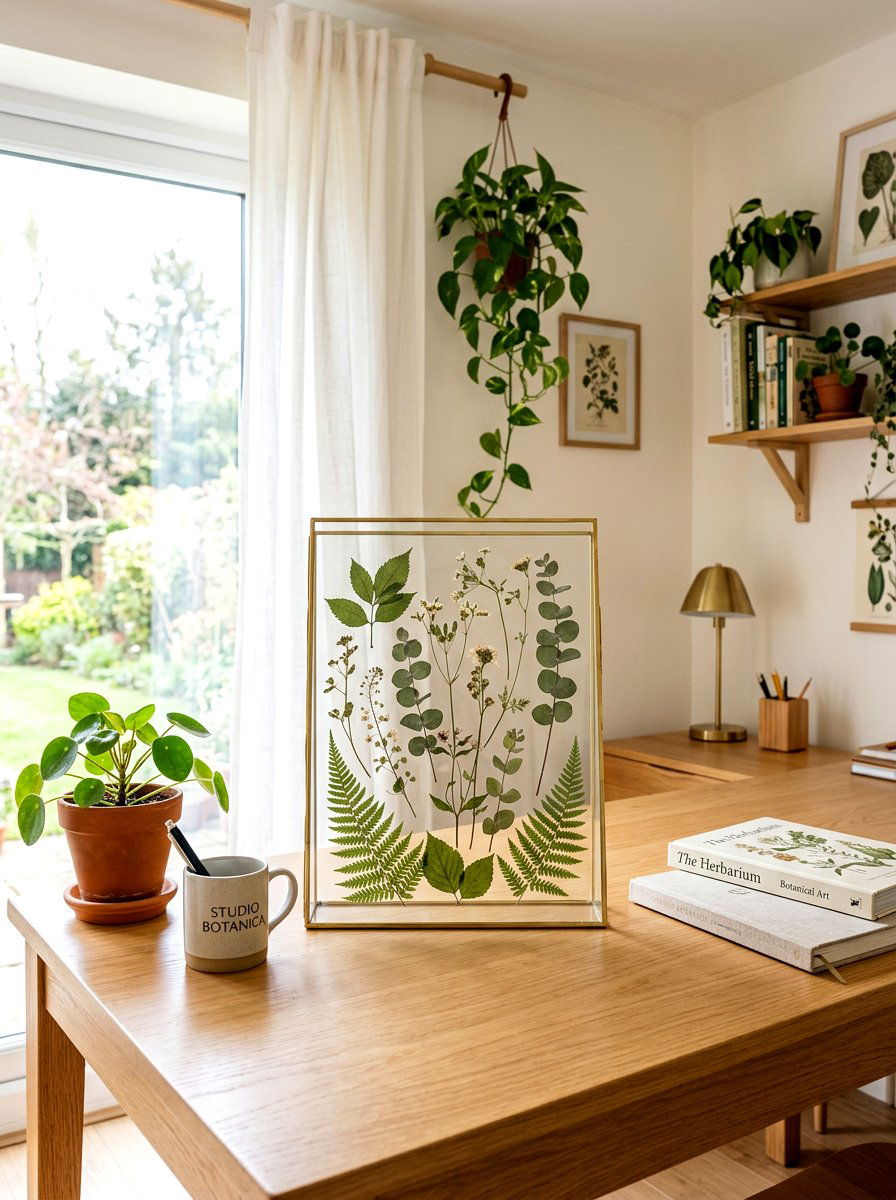Pressed Flower Frame - 25 Spring Sprout Decor Ideas