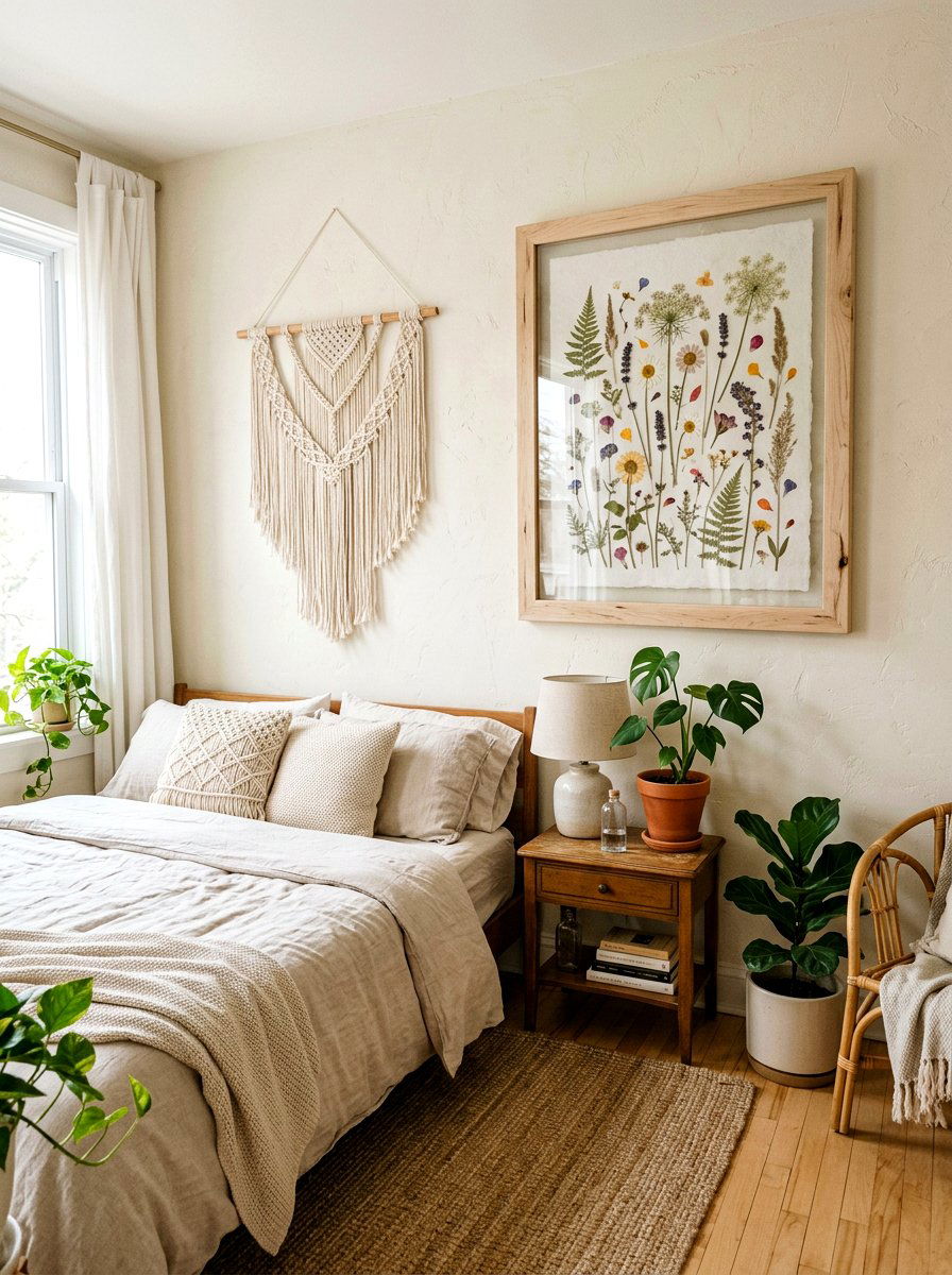 Pressed Flower Frame - 25 Spring Vintage Art Ideas