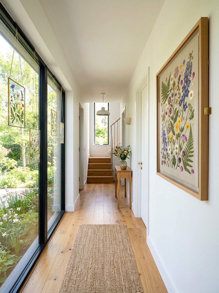 Pressed Flower Frame - 25 Spring Window Decor Ideas