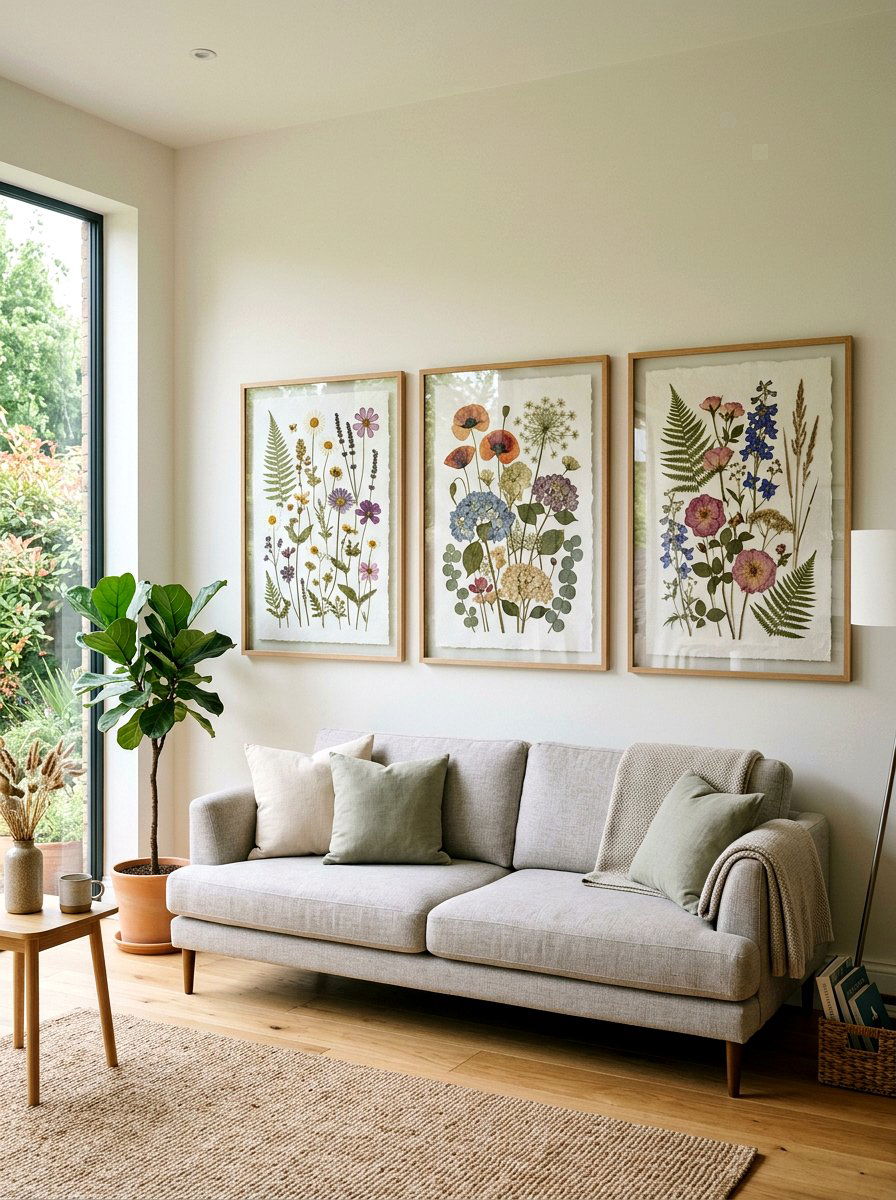 Pressed Flower Frame - 25 Spring Craft Ideas for Adults