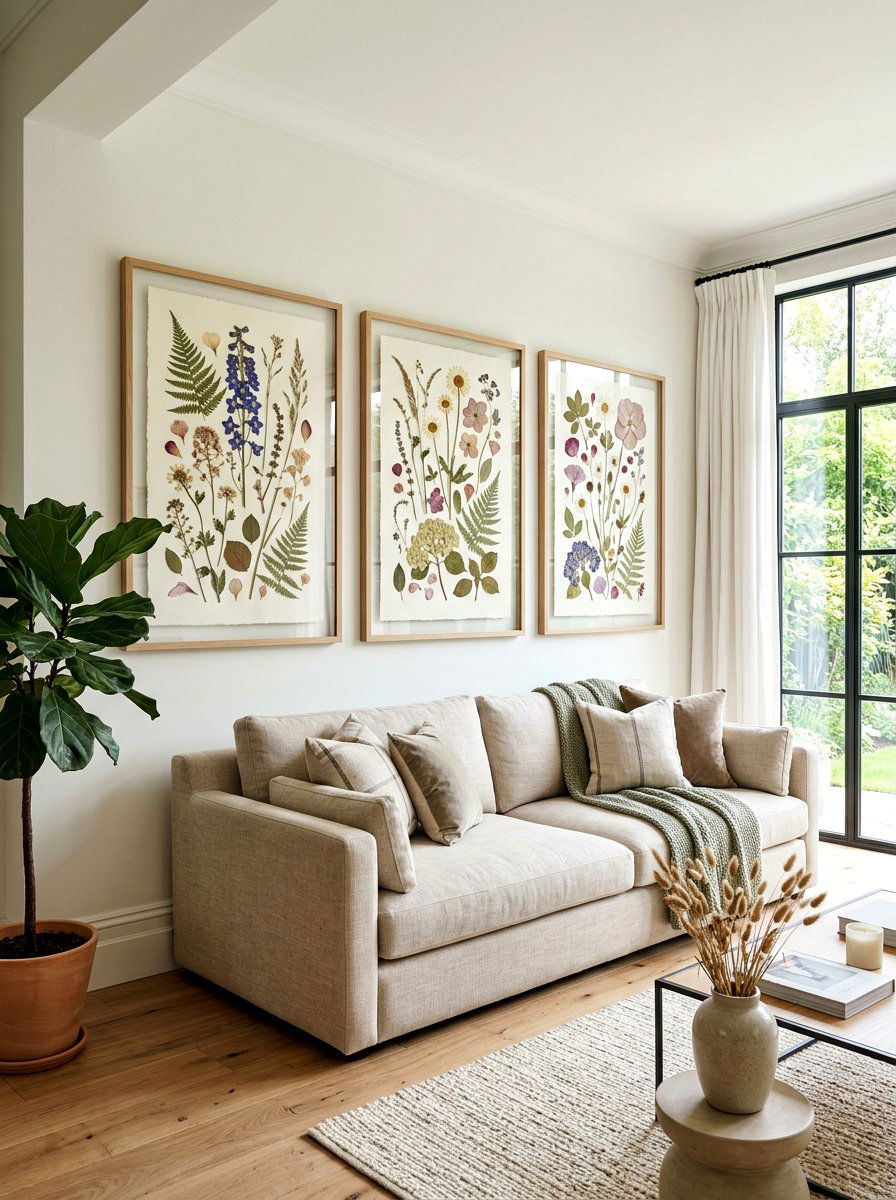 Pressed Flower Frame - 25 Spring DIY Craft Ideas