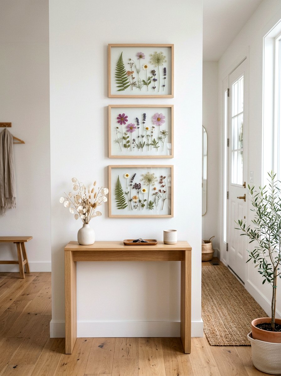 Pressed Flower Frame - 25 Spring Framed Art Ideas