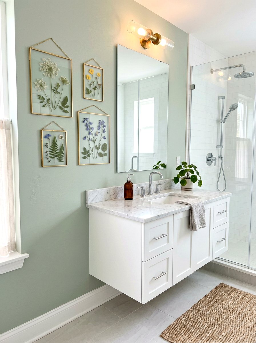 Pressed Flower Frame - 25 Spring Botanical Print Ideas