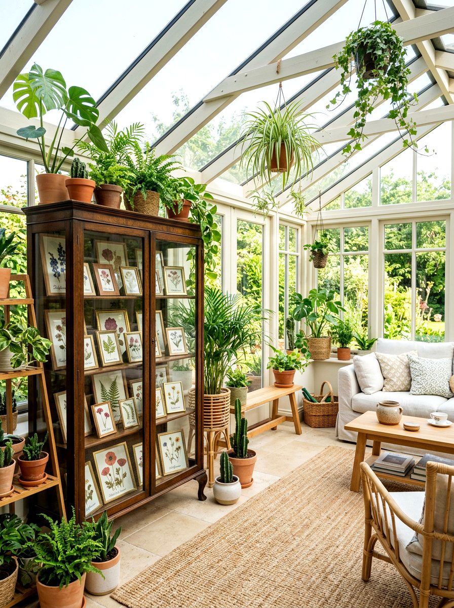 Pressed Flower Frames - 25 Spring Curio Cabinet Ideas