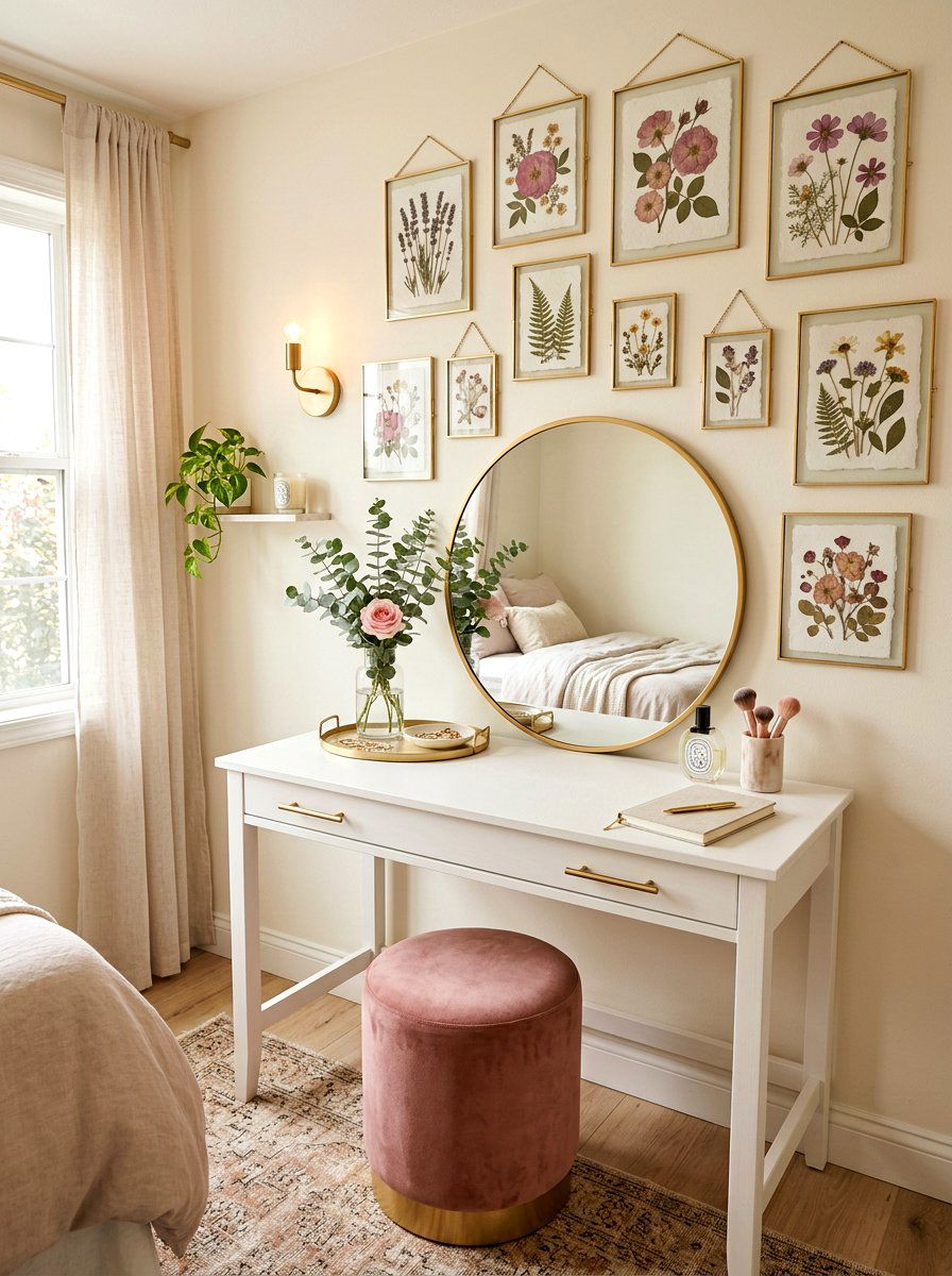 Pressed Flower Frames - 25 Spring Wall Decor Ideas