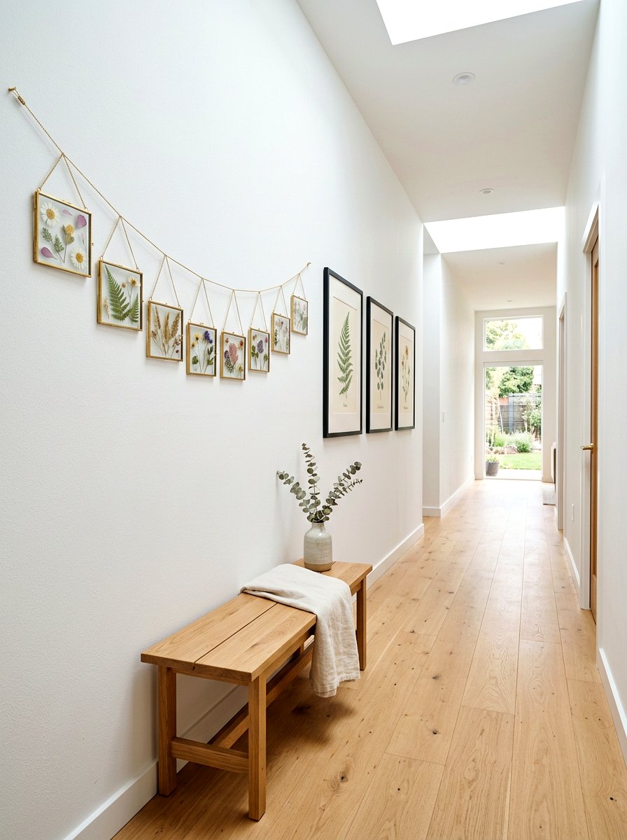 Pressed Flower Garland - 25 Spring Garland Craft Ideas