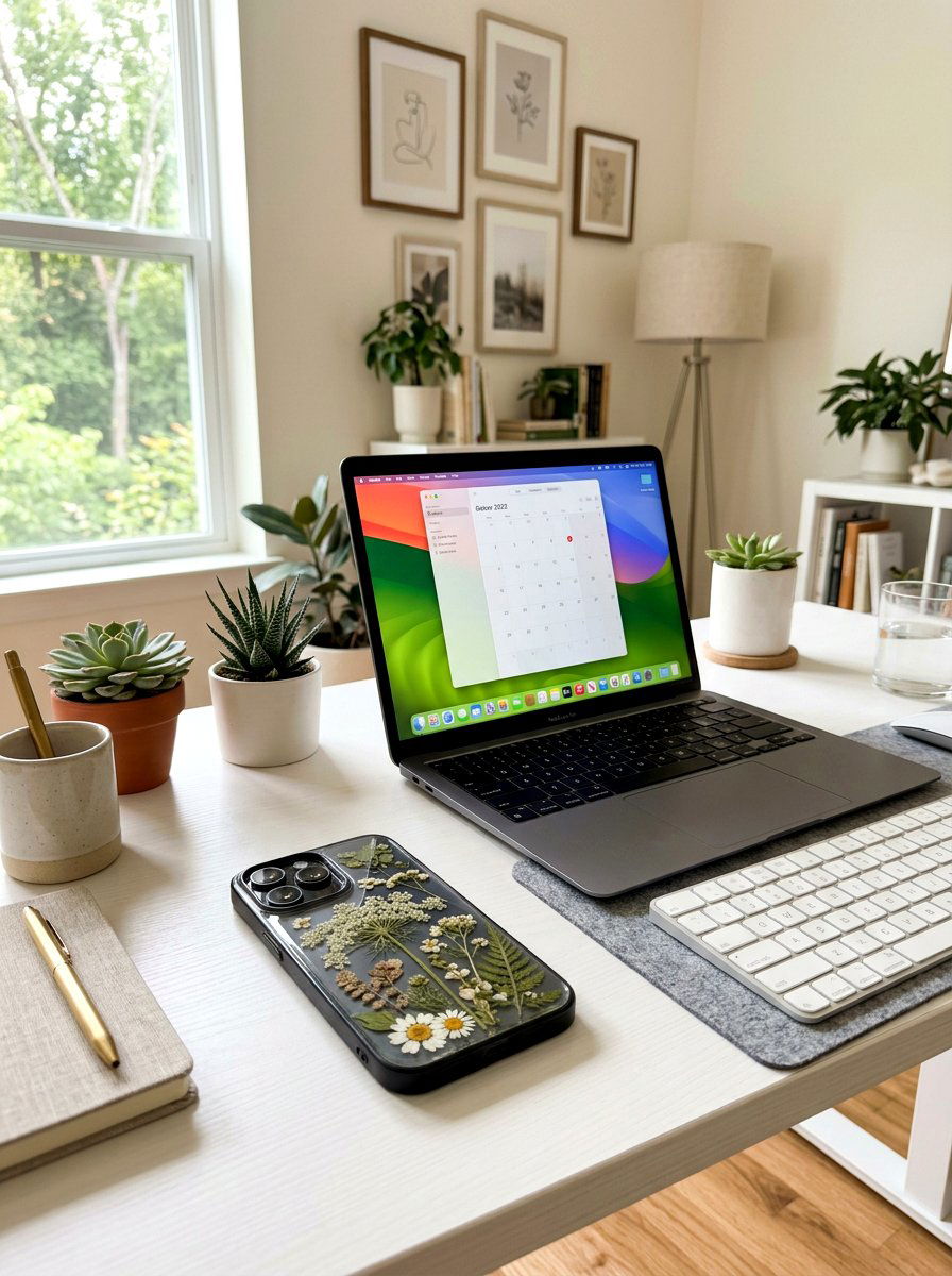 Pressed Flower Phone Case - 25 Spring Pressed Flower Ideas