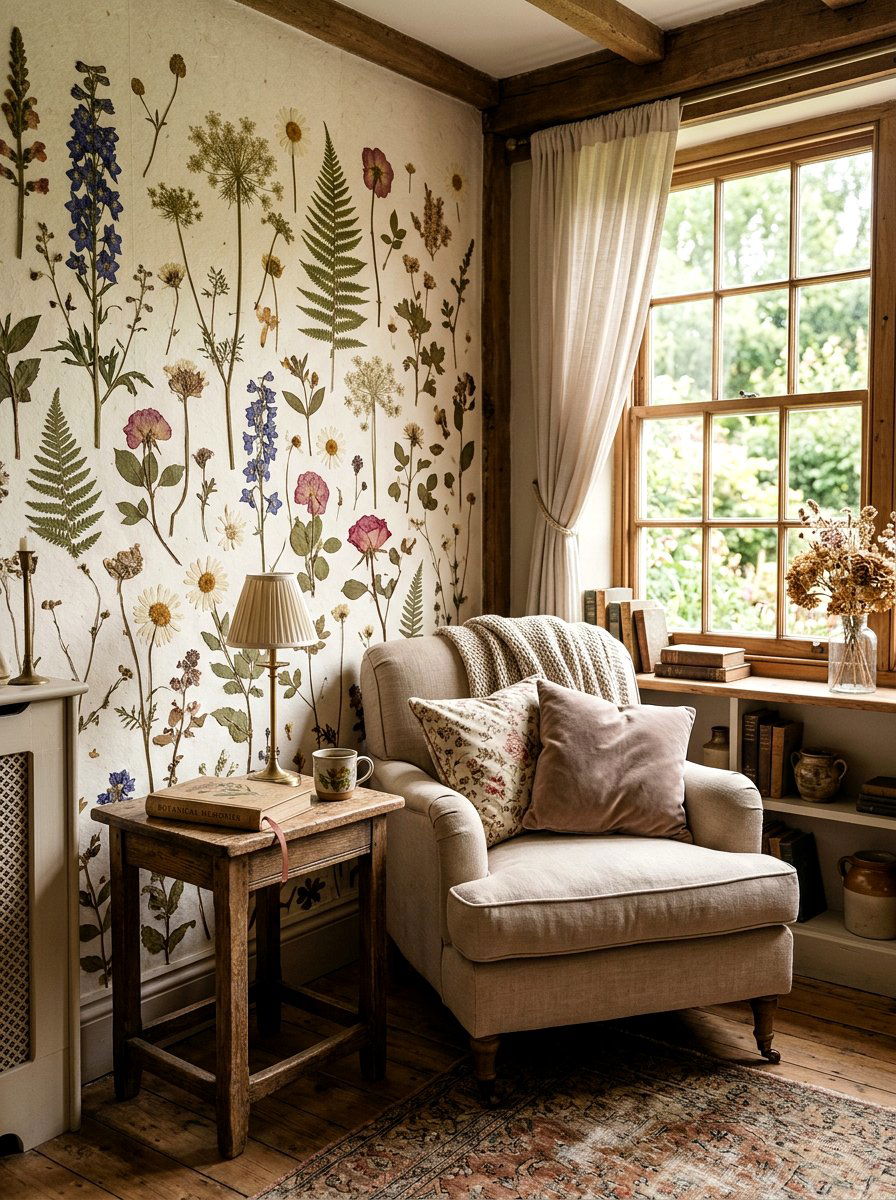 Pressed Flower Style - 25 Spring Floral Wallpaper Ideas