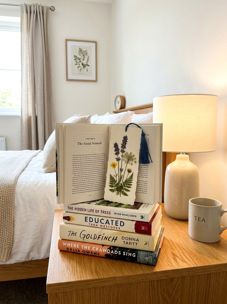 Pressed flower bookmark - 25 Spring Craft Ideas for Kids