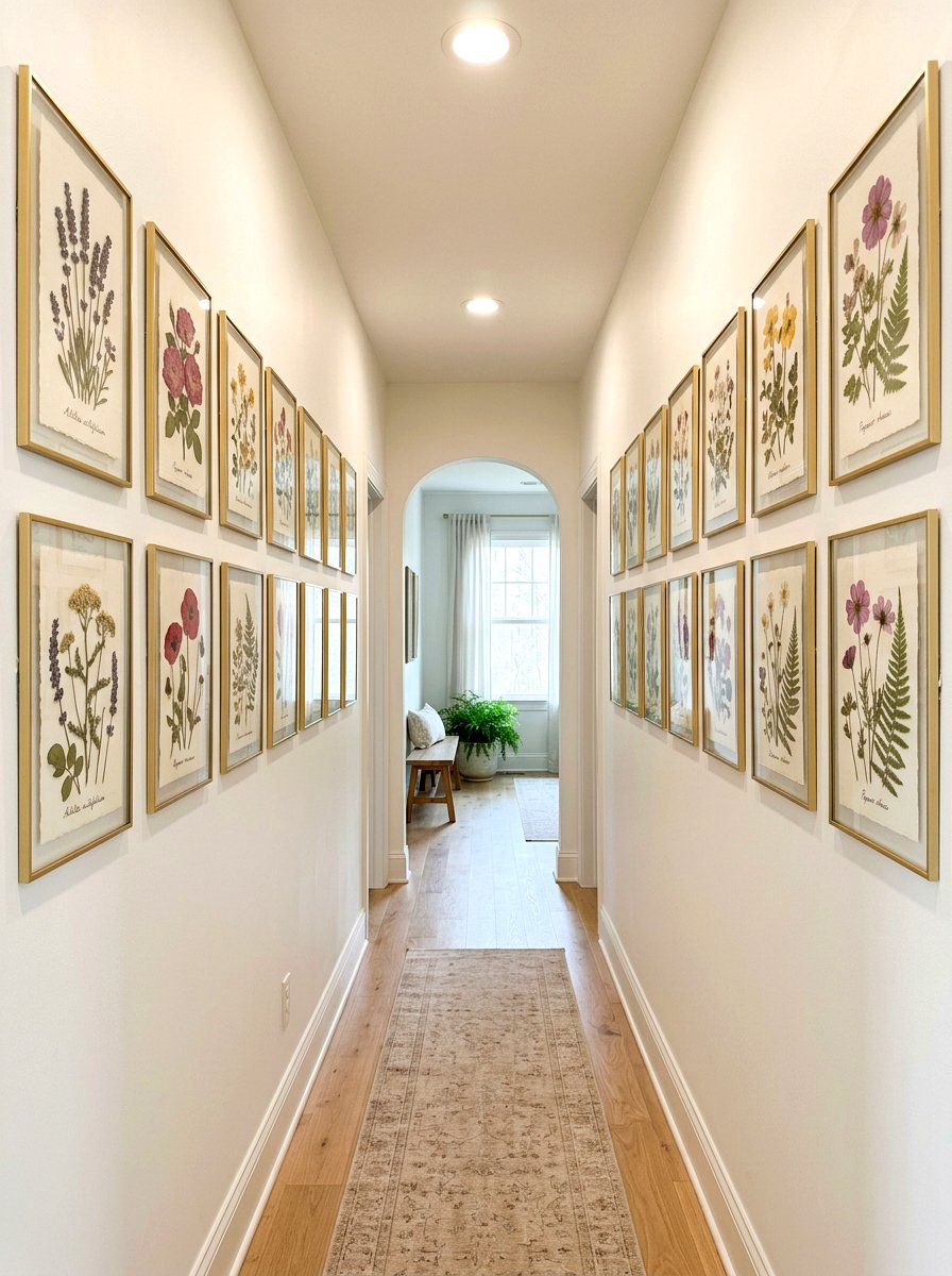 Pressed flower framed art - 25 Spring Floral Decor Ideas