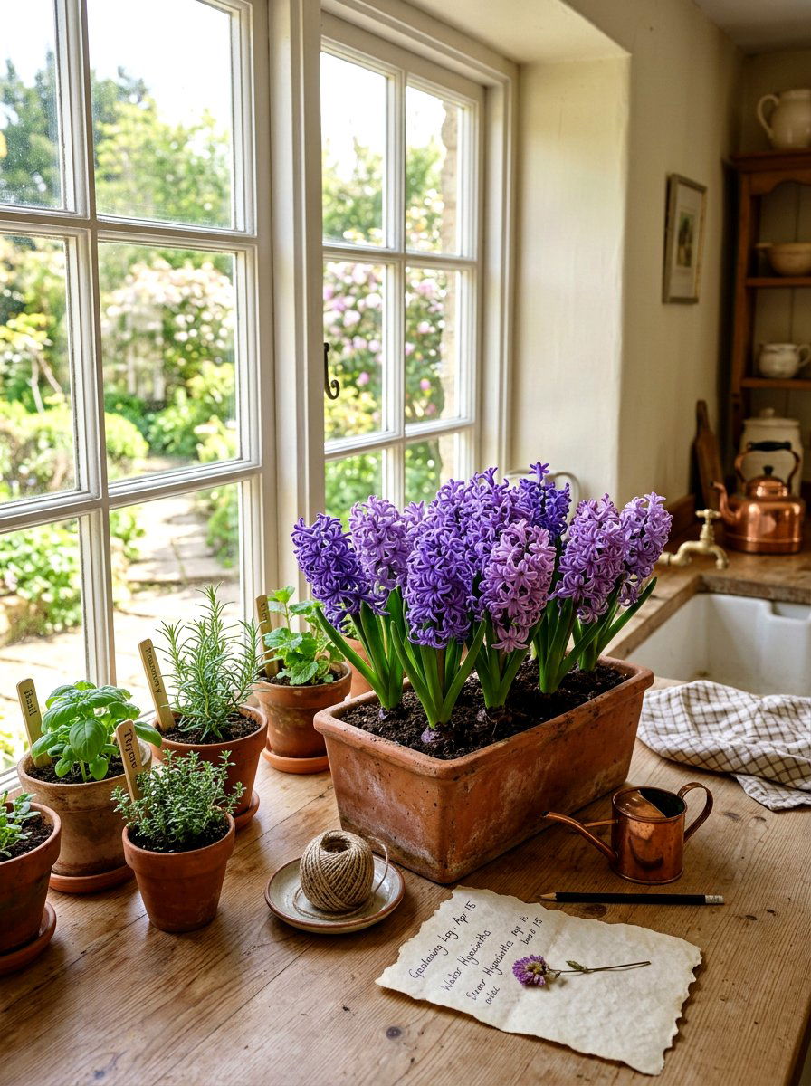 Purple Hyacinth - 25 Spring Crepe Paper Flower Ideas