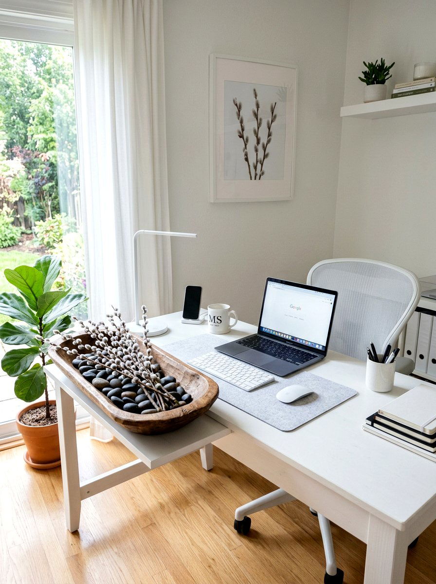 Pussy willow branches - 25 Spring Dough Bowl Filler Ideas