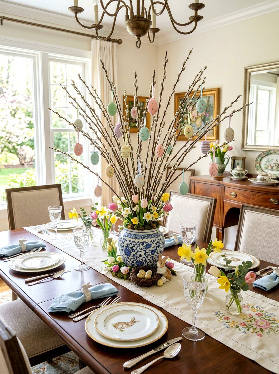 Pussy willow easter egg tree - 25 Spring Pussy Willow Ideas