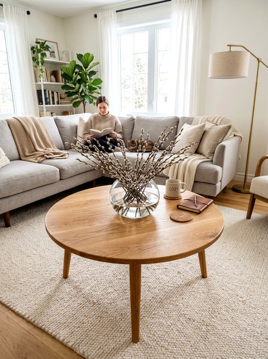 Pussy willow living room coffee table - 25 Spring Pussy Willow Ideas