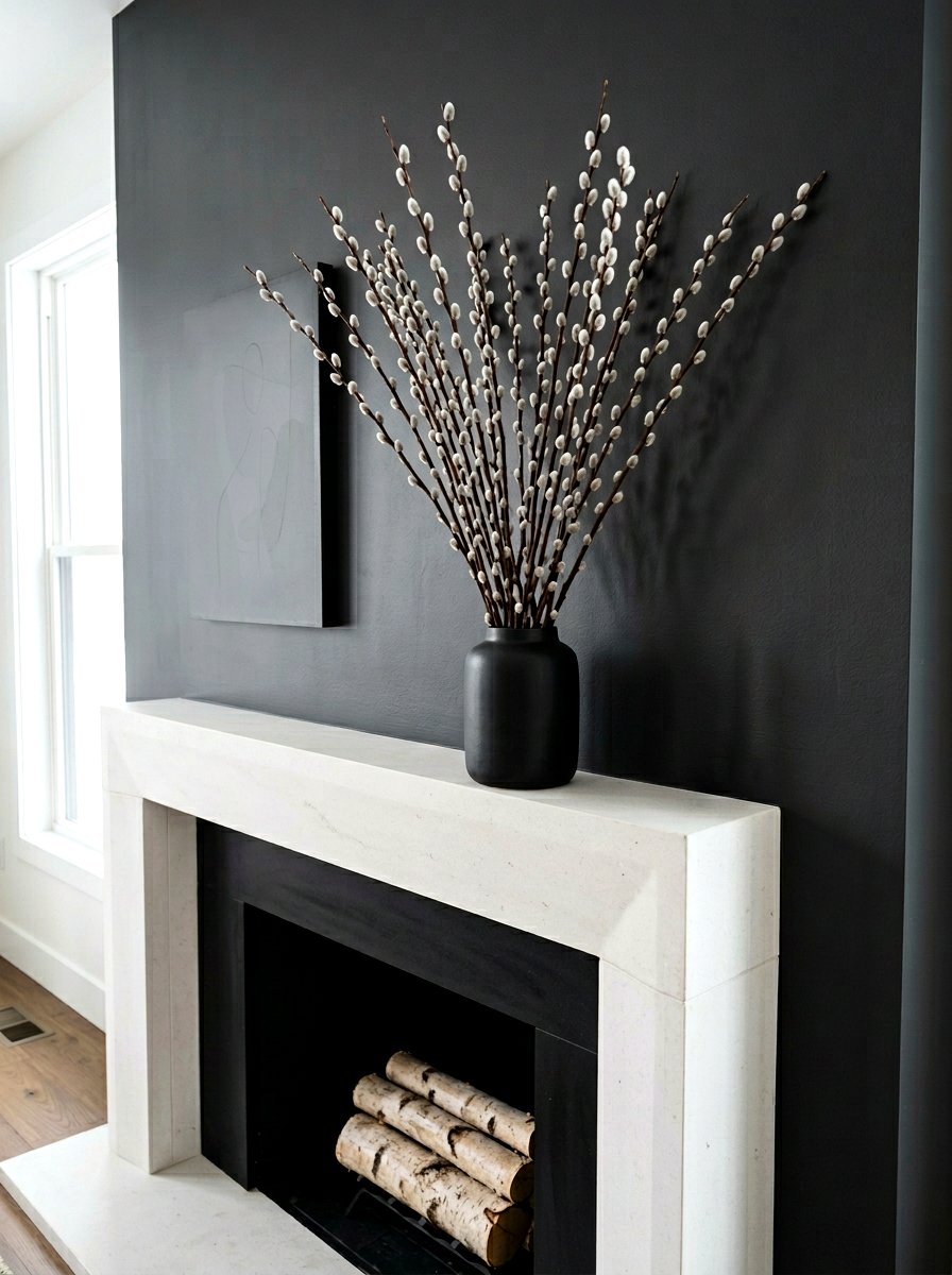 Pussy willow stems - 25 Spring Vase Filler Ideas