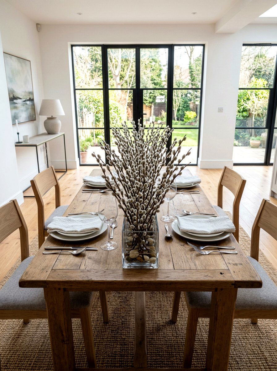 Pussy willow table centerpiece - 25 Spring Pussy Willow Ideas