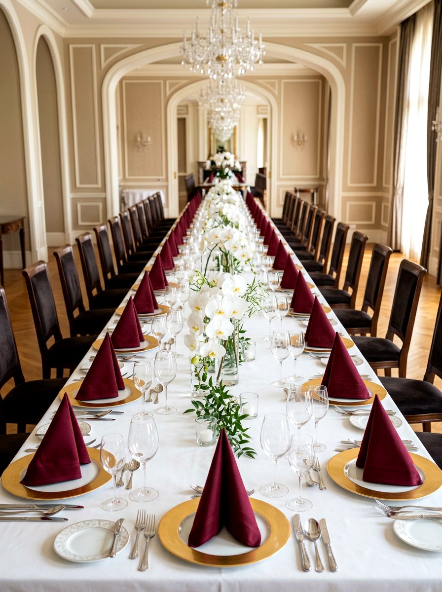 Pyramid Napkin - 25 Spring Napkin Folding Ideas