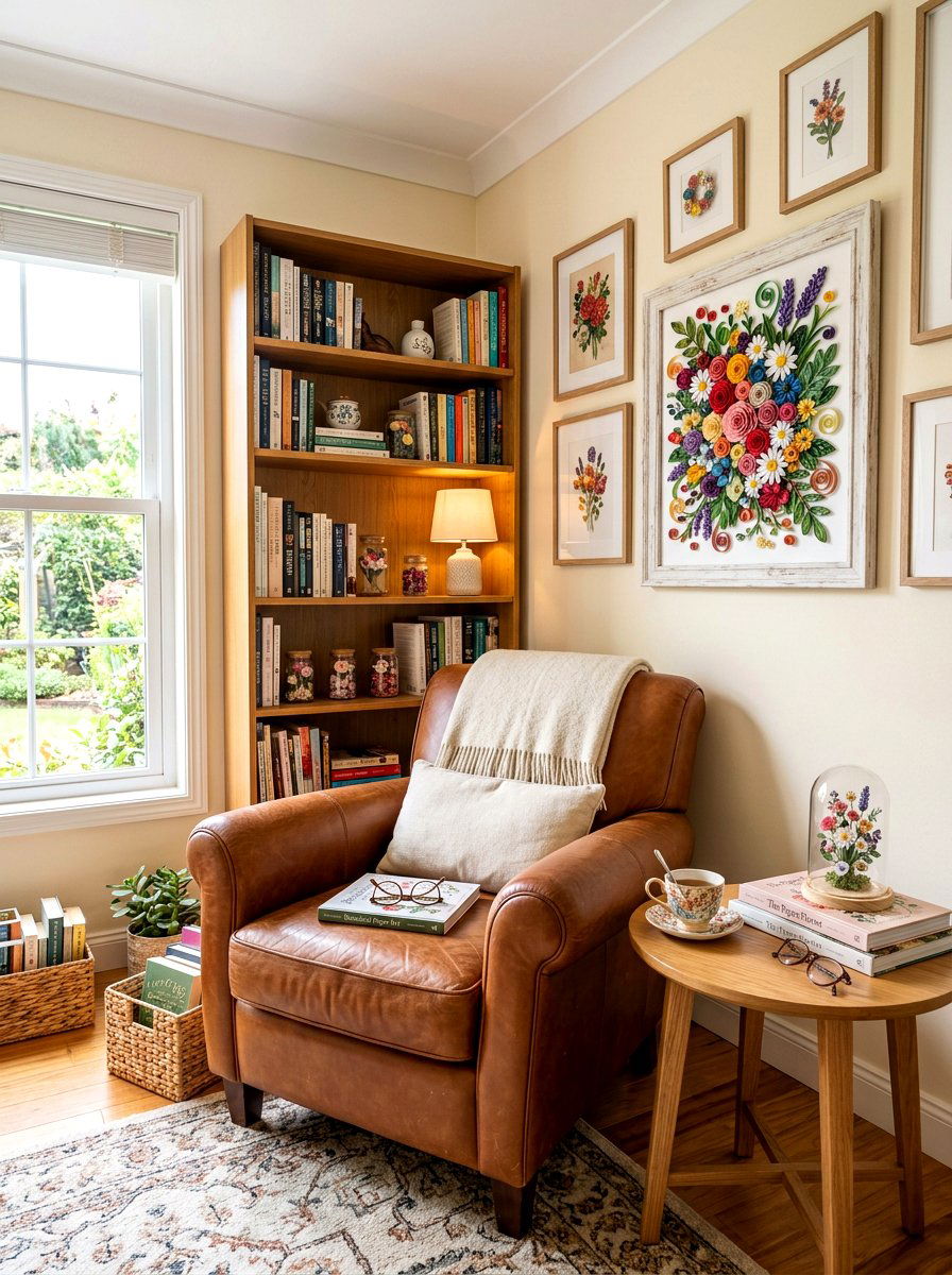 Quilled Paper Flowers - 25 Spring Paper Garland Ideas