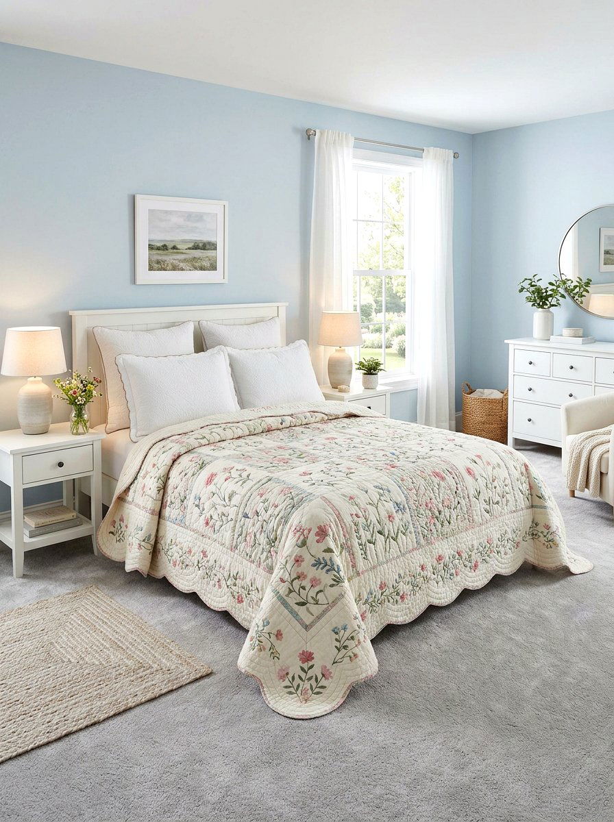 Quilted Spring Blanket - 25 Spring Throw Blanket Ideas