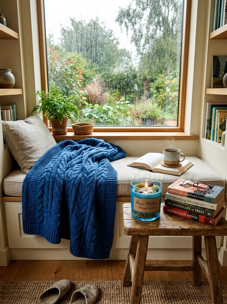 Rain water candle - 25 Spring Scented Candle Ideas