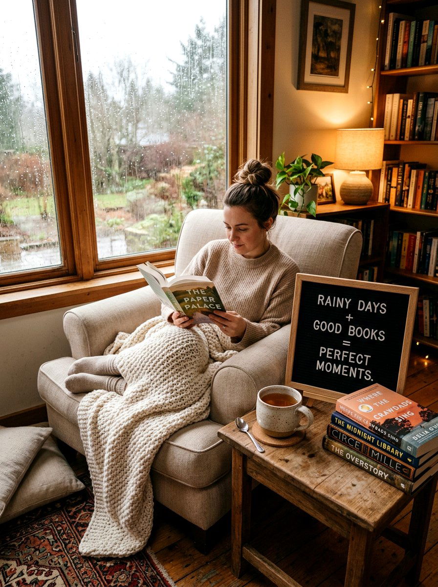 Rainy Day Quote - 25 Spring Letter Board Ideas