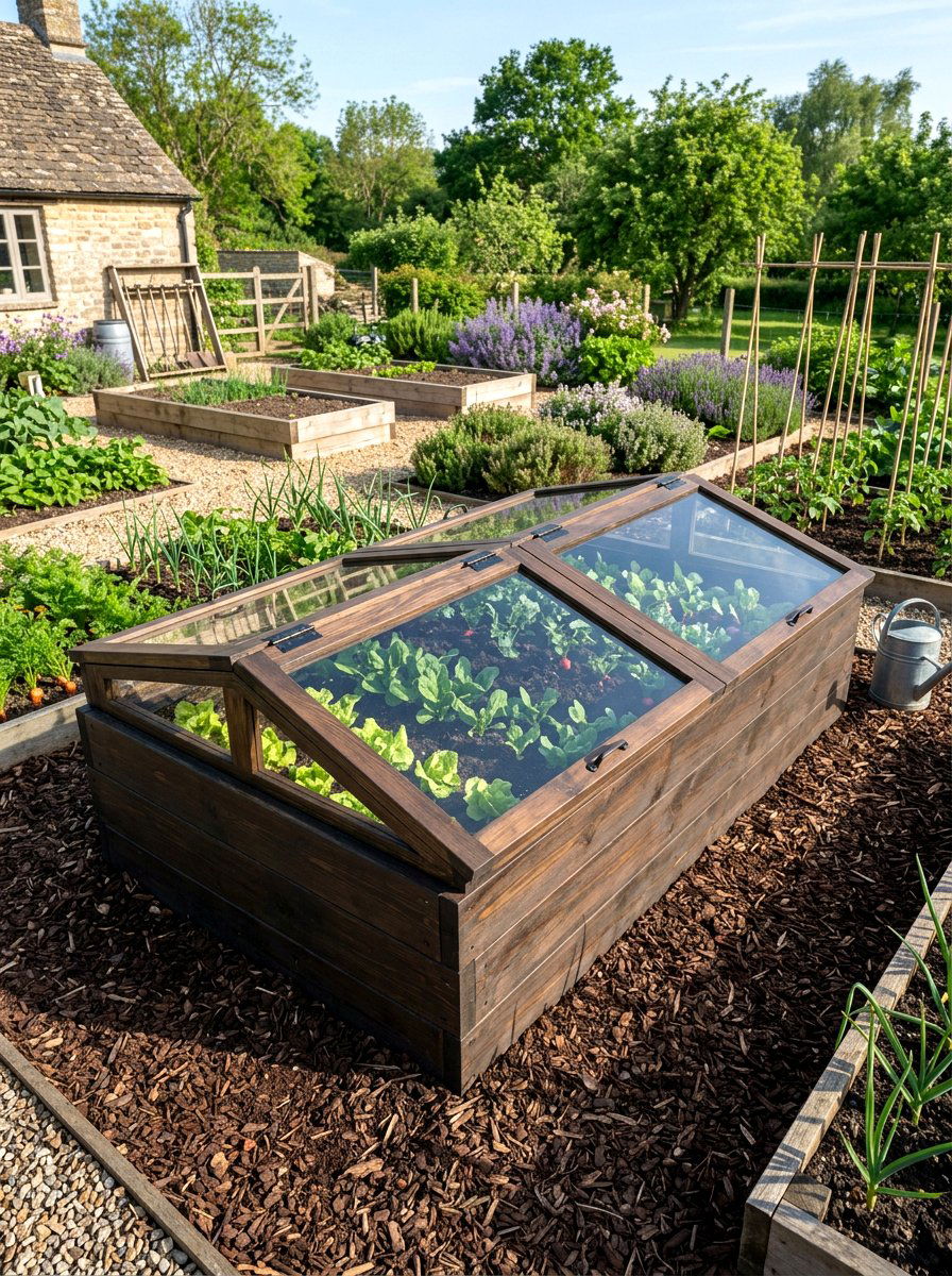Raised Bed Cold Frame - 25 Spring Cold Frame Decor Ideas