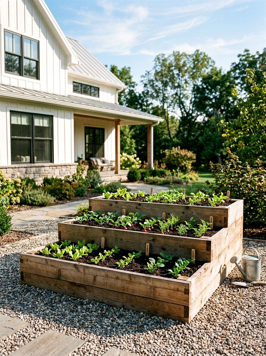 Raised garden bed - 25 Backyard Spring Decor Ideas
