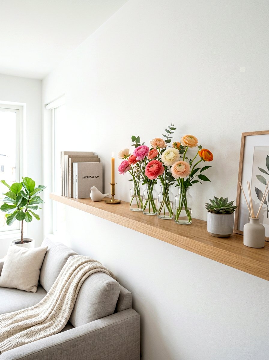 Ranunculus Bud Vase Set - 25 Spring Ranunculus Arrangement Ideas