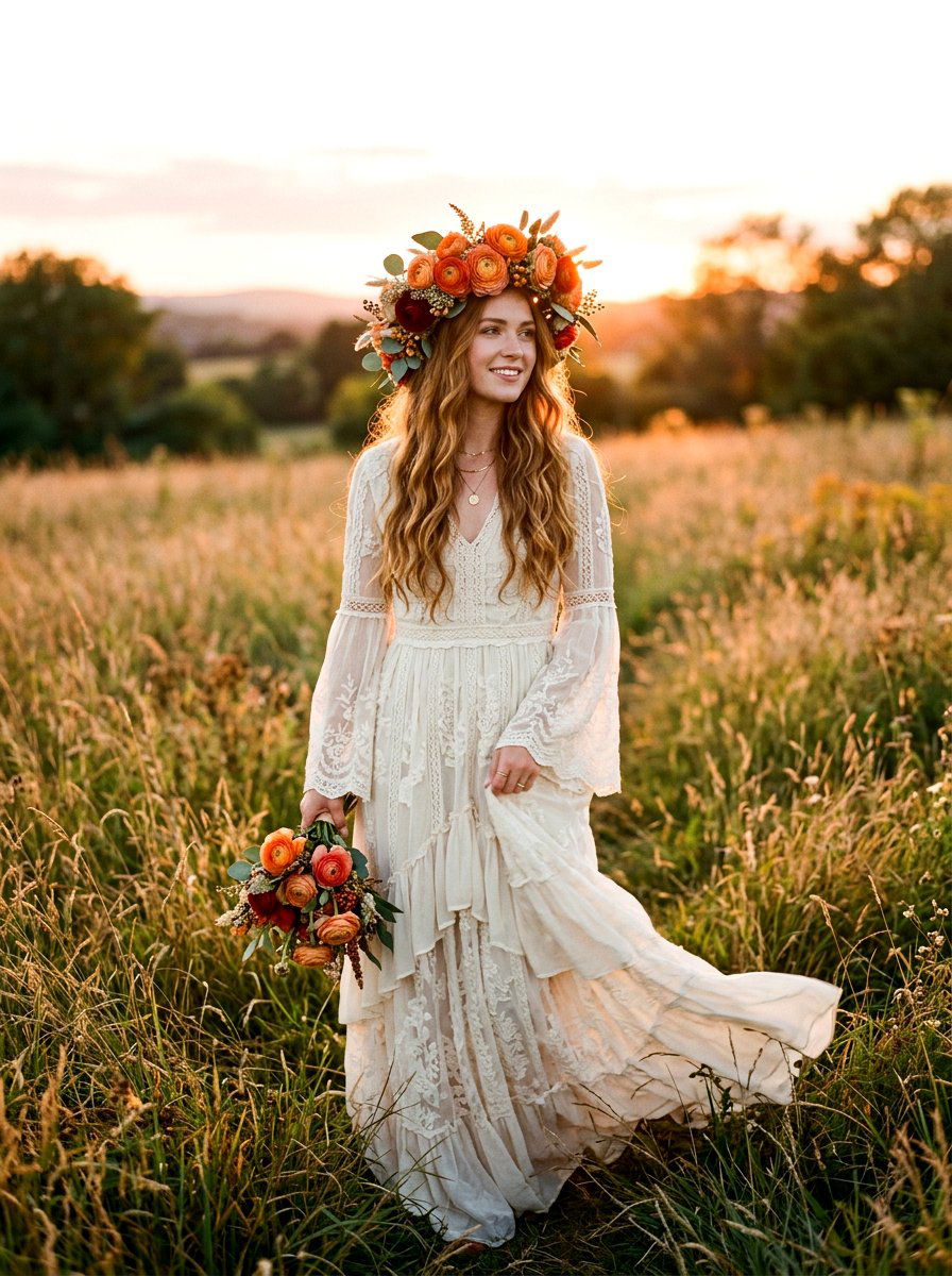 Ranunculus Flower Crown - 25 Spring Flower Crown Ideas