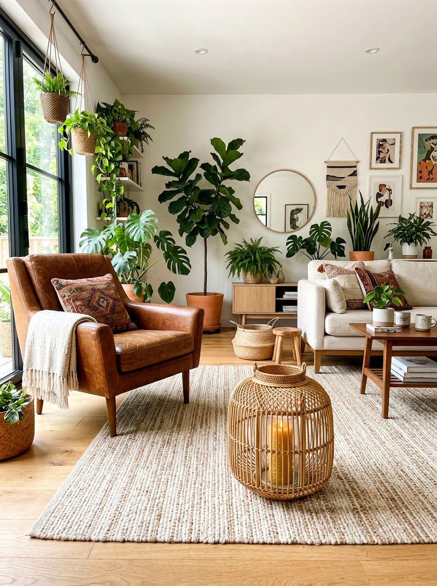 Rattan Candle Lantern - 25 Spring Candle Holder Ideas