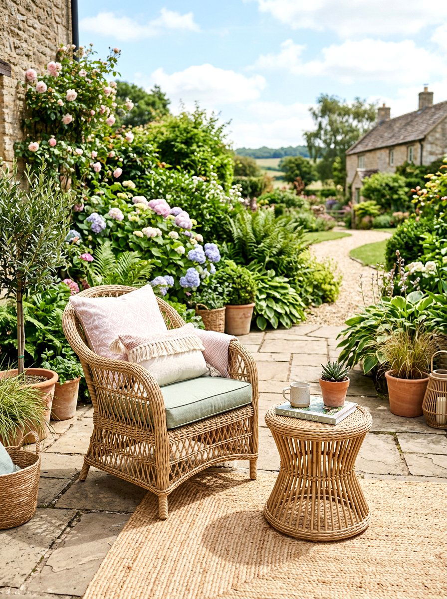 Rattan Garden Furniture - 25 Spring Photo Prop Ideas