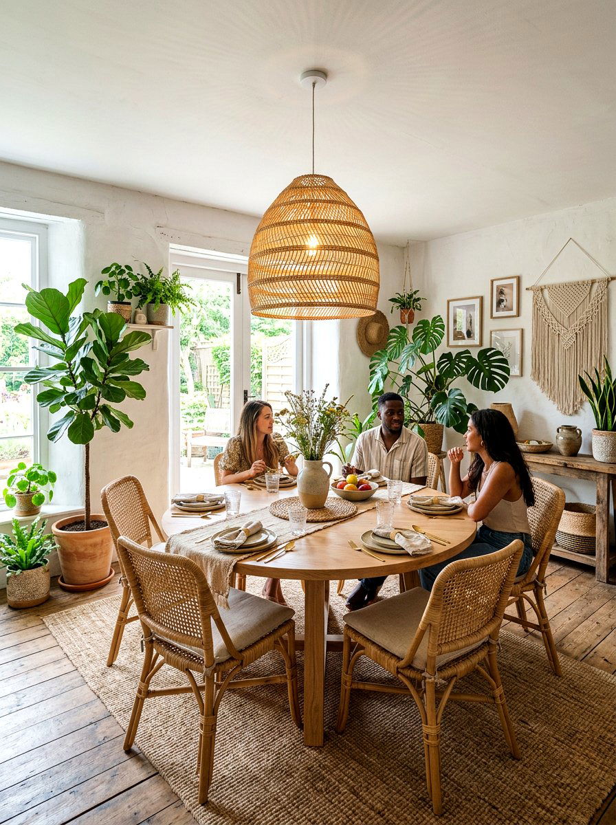 Rattan Lamp Shade - 25 Spring Lamp Shade Ideas